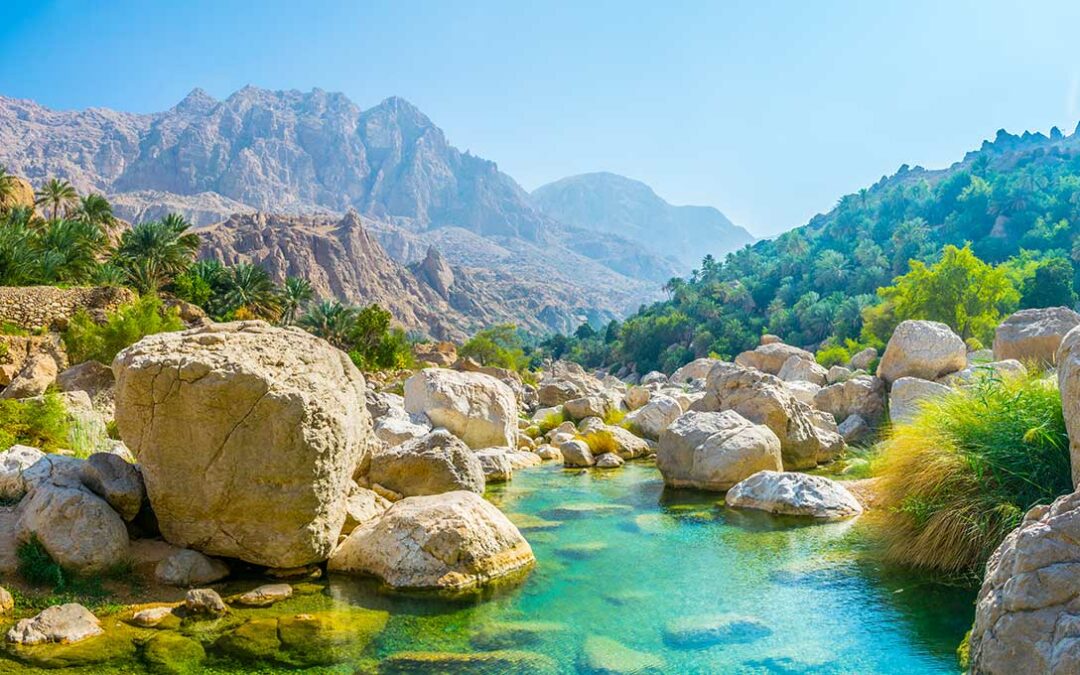Visit Oman for its wild wadis, vibrant souks, and historic forts