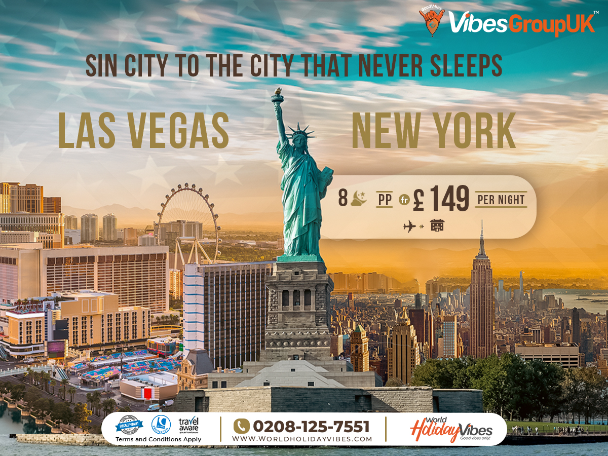 All Inclusive Las Vegas & New York Holidays - World Holiday Vibes, Good Vibes Only